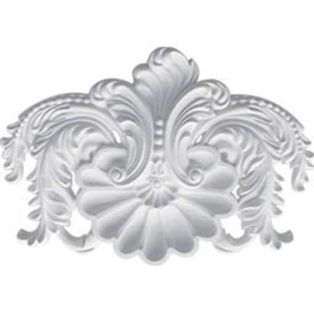 Ekena Millwork 18 1/4"W x 12 3/8"H x 1 3/4"P Shell Center Onlay ONL18X12X01SH